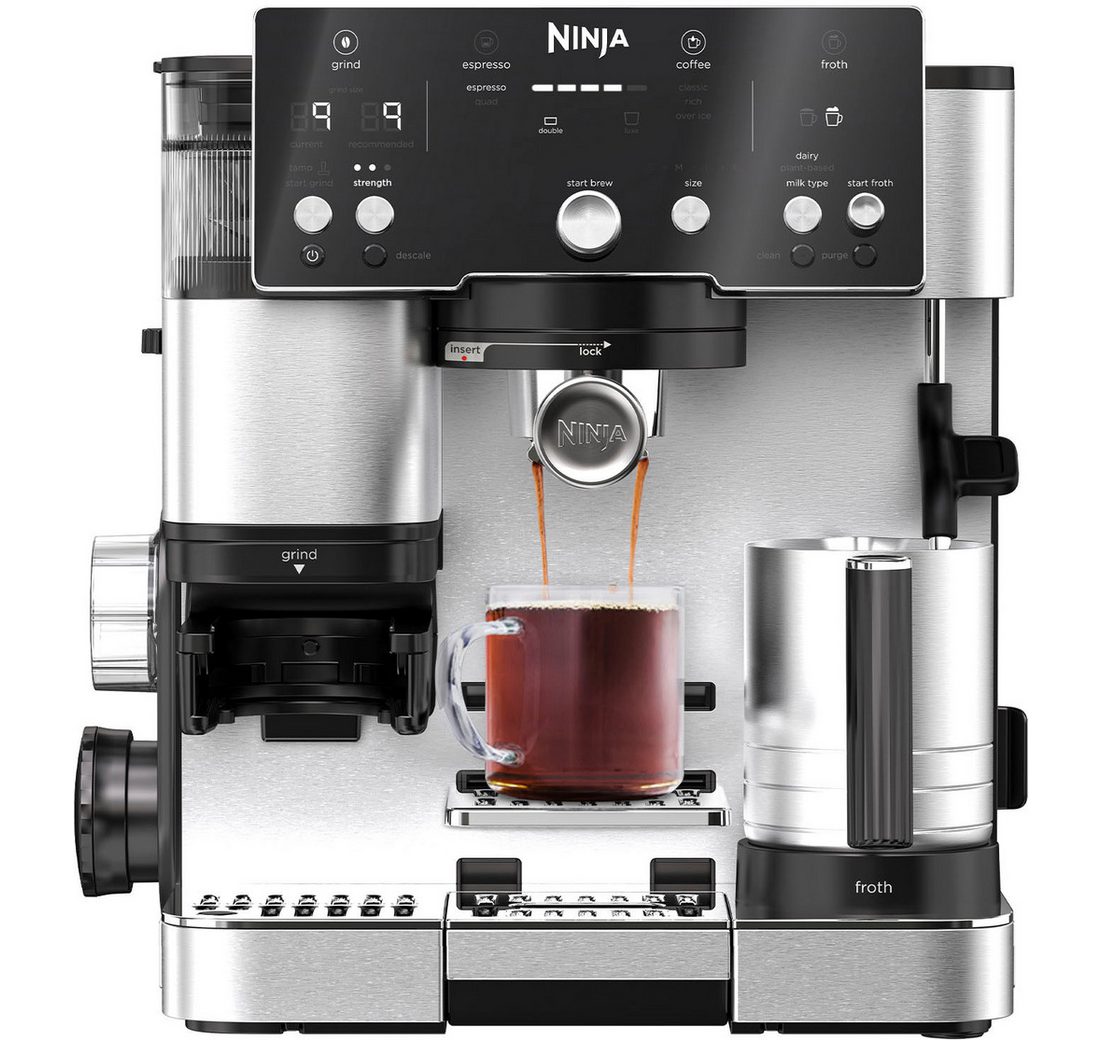 NINJA Espressomaschine Ninja Luxe Café Essential Kaffeemaschine ES501EU, Espresso- und Filterkaffeemaschine – Bild 4