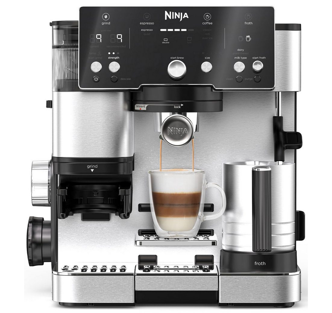 NINJA Espressomaschine Ninja Luxe Café Essential Kaffeemaschine ES501EU, Espresso- und Filterkaffeemaschine – Bild 3