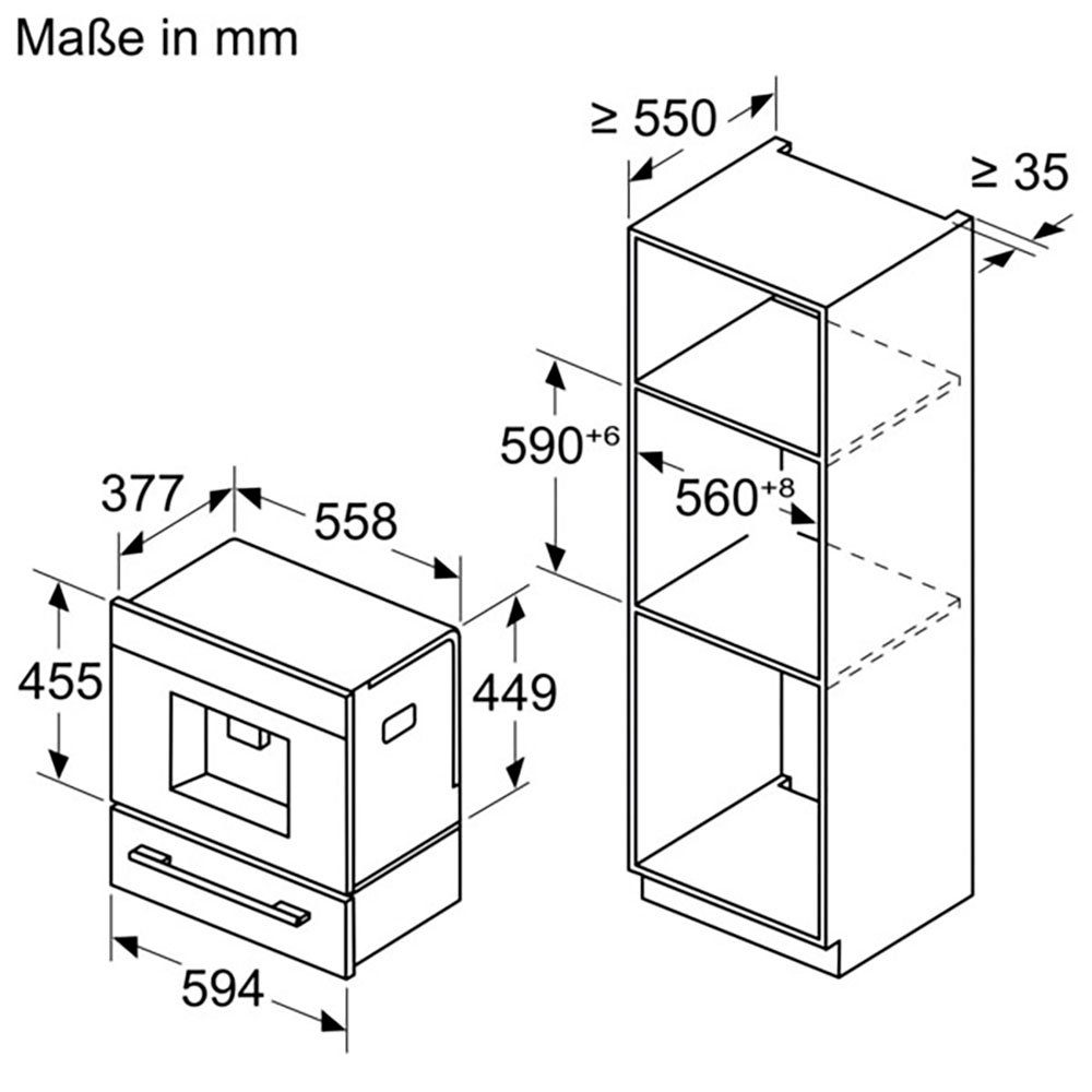 BOSCH Einbau-Kaffeevollautomat CTL7181B0 – Bild 3