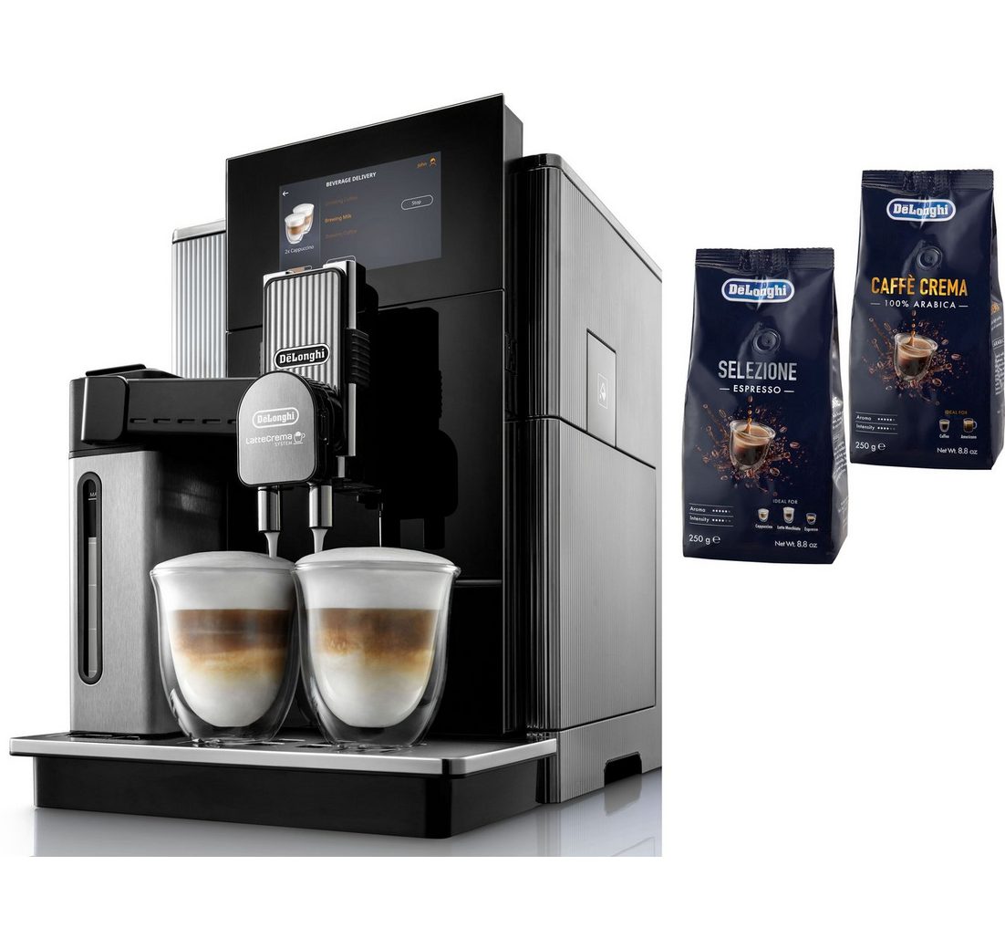 De'Longhi Kaffeevollautomat Maestosa EPAM960.75.GLM - Italienischer Kaffee-Genuss (heiß & kalt)