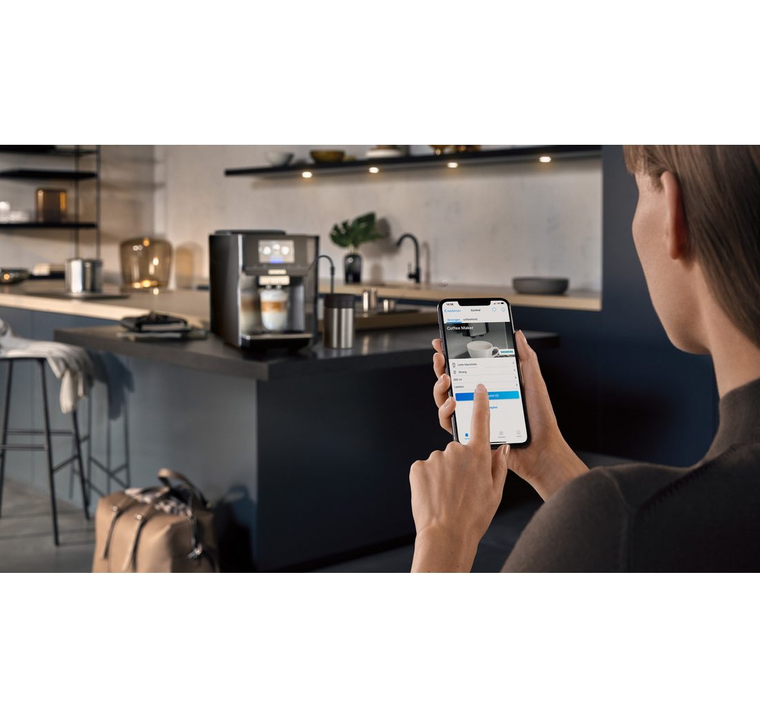 SIEMENS Kaffeevollautomat EQ700 classic TP715D01, Cold Brew, intuitives 5" TFT-Display, App – Bild 5