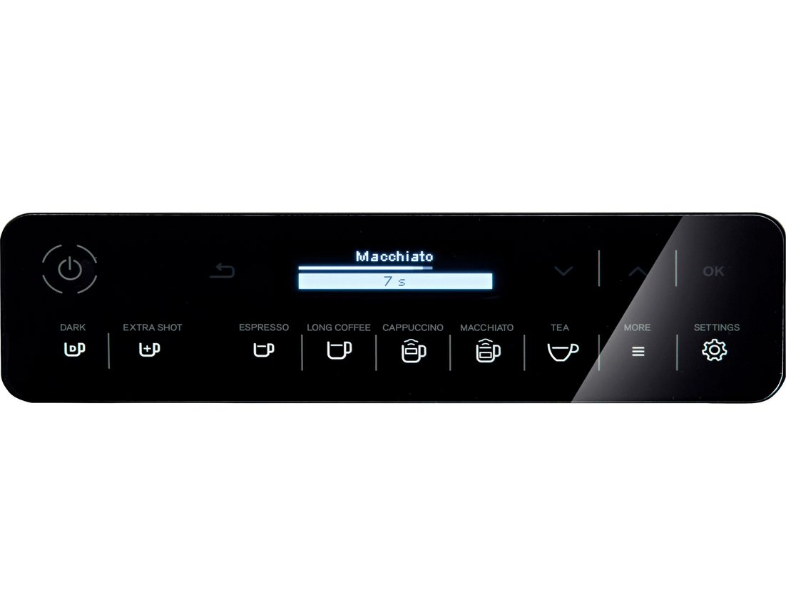 Krups Kaffeevollautomat EA8918 Evidence, OLED-Display, 12 Kaffee- und3 Tee-Variationen, 2-Tassen Funktion – Bild 5