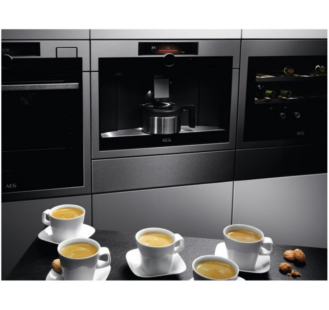 AEG Einbau-Kaffeevollautomat, Premium-Drehwähler mit Berührungssensor und TFT-Farbdisplay – Bild 4