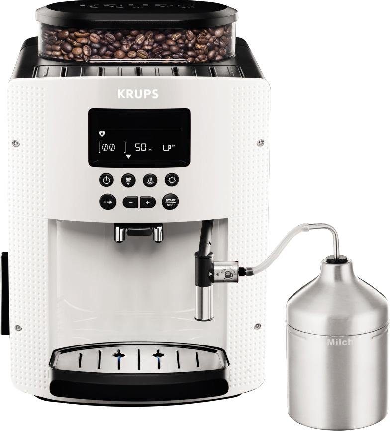 Krups Kaffeevollautomat EA8161, inkl. Edelstahl-Milchbehälter, 3 Temperaturstufen + 3 Mahlstärken – Bild 4