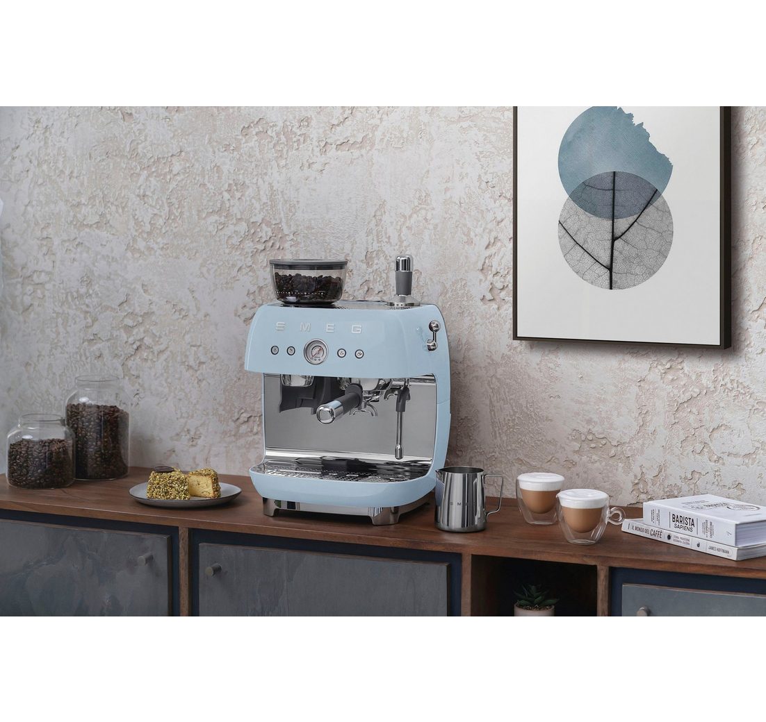 Smeg Espressomaschine EGF03PBEU, mit integrierter Kaffeemühle – Bild 3
